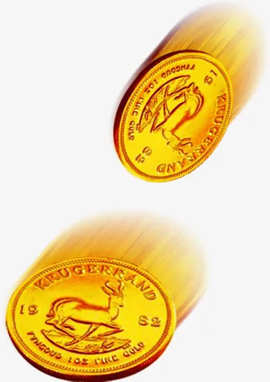 阴影设计雕刻金币免抠