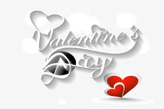 情人节字体元素免抠