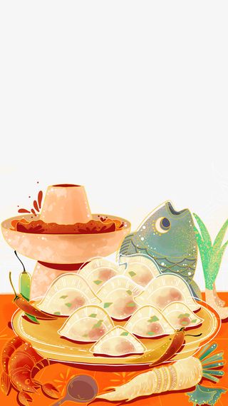 立冬年年有余免抠