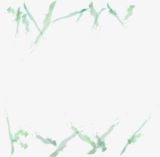 矢量手绘墨迹边框免抠