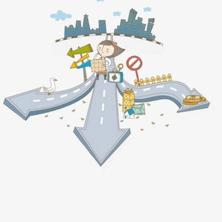 箭头上选择的女孩免抠