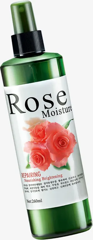 绿色春天简约包装瓶子免抠