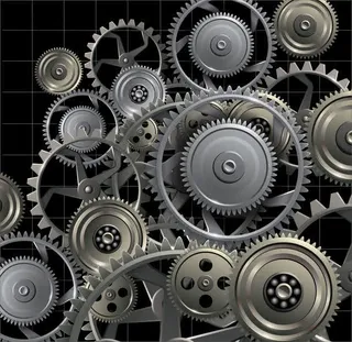 齿轮背景底纹免抠