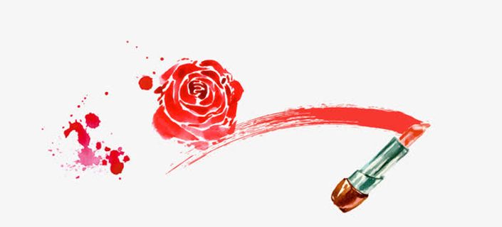 口红和花免抠