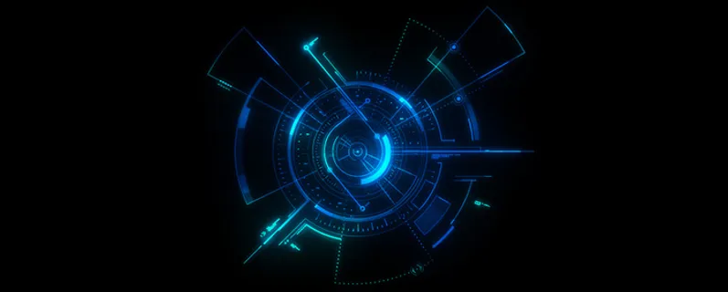 炫彩渐变圆环背景装饰高清