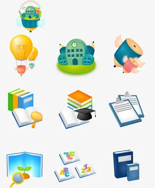 学习元素合集免抠