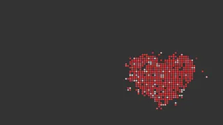 简约爱心情人节背景素材高清