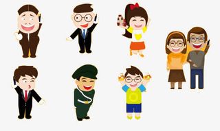 人物卡通形象免抠