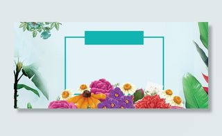 新春清新早春背景海报banner高清