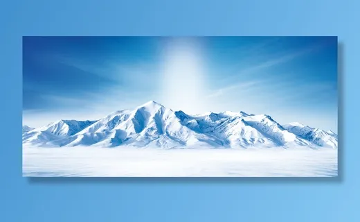 蓝色雪山高清 蓝色雪山高清