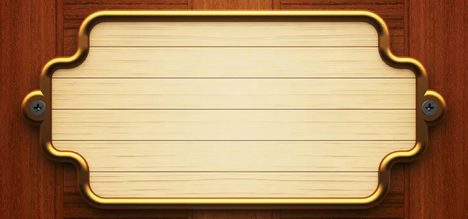 门上的门牌背景素材高清