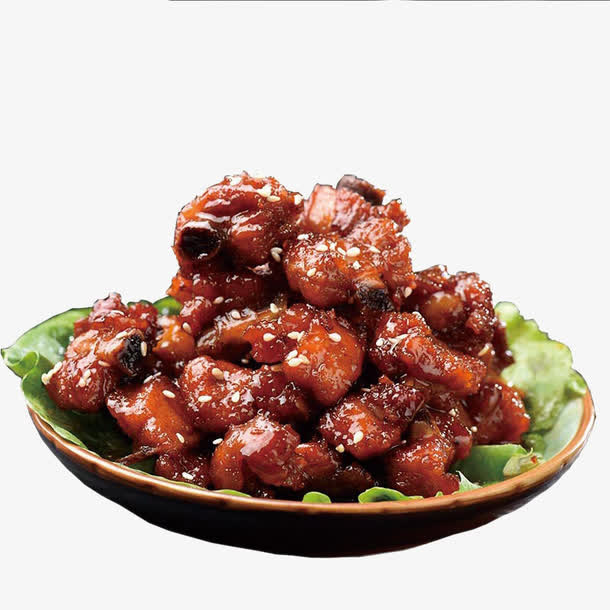 糖醋排骨免抠