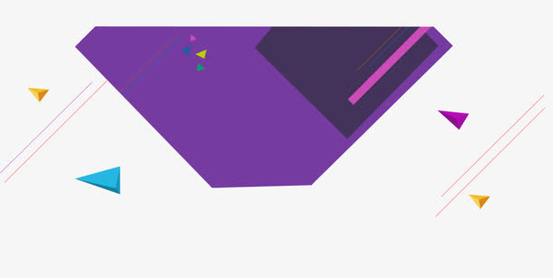 不规则多边形线条海报背景