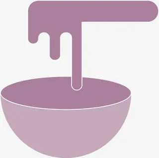 蜡碗，脱毛蜡，图标，icon免抠