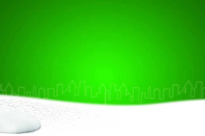 圣诞绿雪地海报背景高清