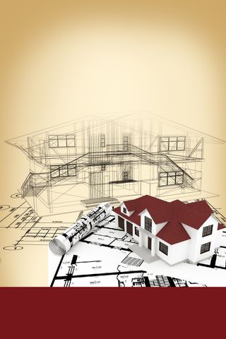 装饰公司宣传展板背景素材高清