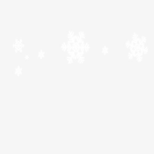 白色雪花底纹免抠