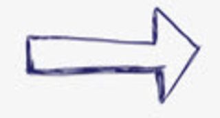 手绘涂鸦箭头免抠