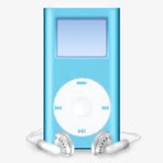 iPod迷你蓝色MP3播放器iPod免抠