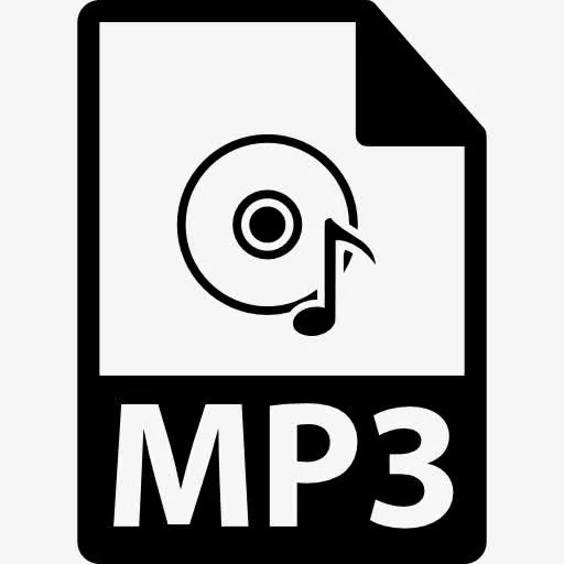 MP3文件格式变图标免抠