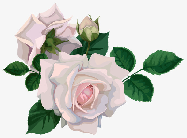 桃花朵朵免抠