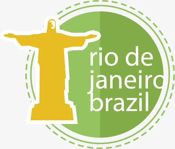 矢量环球旅行标签耶稣像免抠