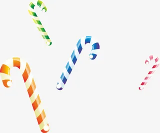 拐杖糖漂浮免抠