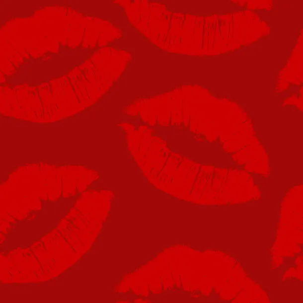 好看的红唇底纹免抠