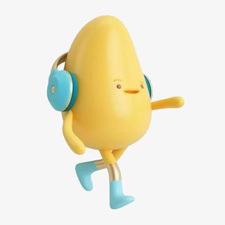 芒果，C4D，水果，芒果听歌免抠