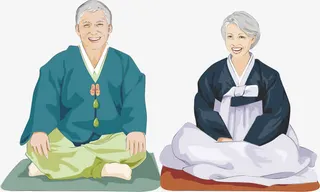 坐一起的夫妻免抠