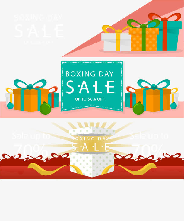 立体几何背景打折横幅