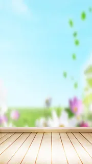 木板远方的模糊背景高清