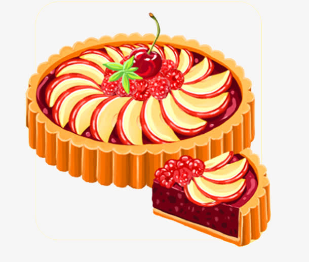 水果蛋糕免抠