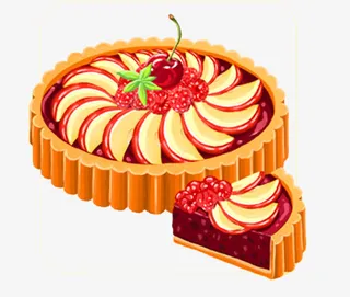 水果蛋糕免抠