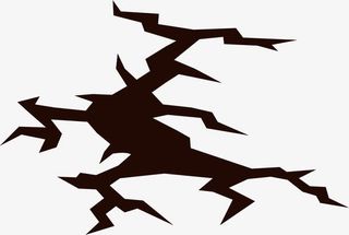 地震地面裂纹免抠