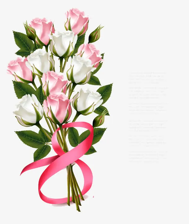 38玫瑰花枝条免抠