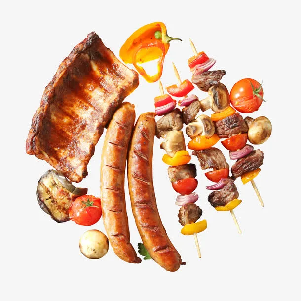 烤肠串串美食诱惑免抠