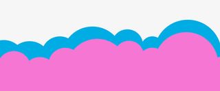 彩色云卡通免抠