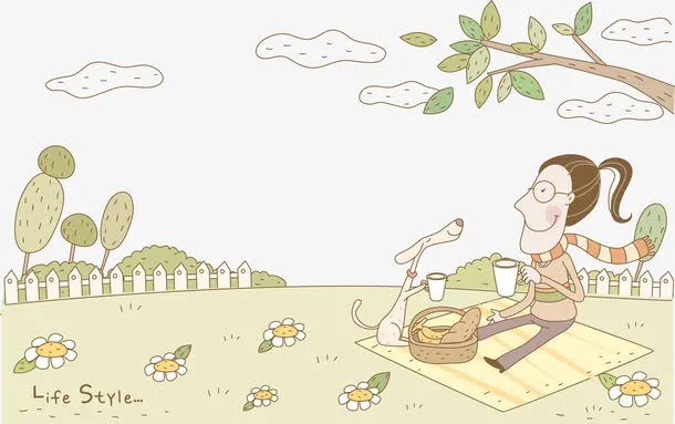 商业插画手绘卡通免抠