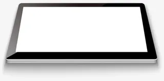 黑色科技平板免抠