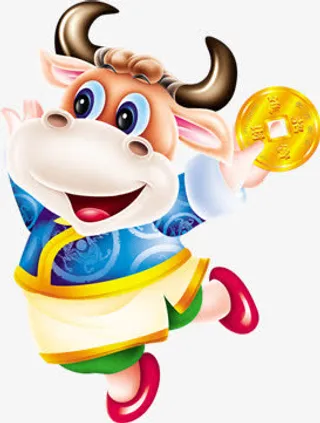 牛年日历封面设计免抠