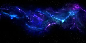 蓝色星空背景高清