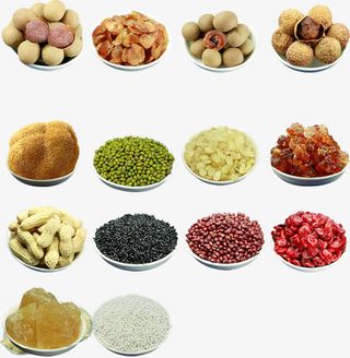 花生干果食品装盘组合免抠