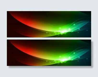 炫彩科技横幅素材背景