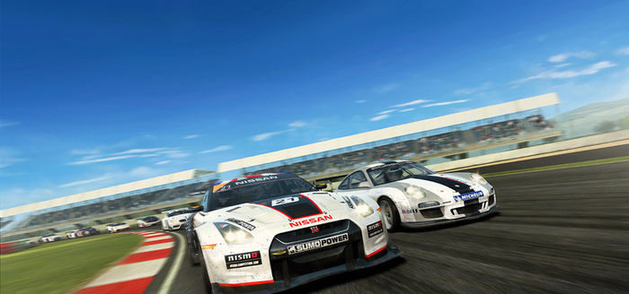 科技赛车风景背景高清