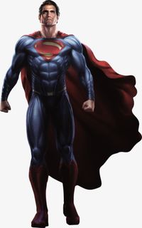 3D版本超人模型免抠