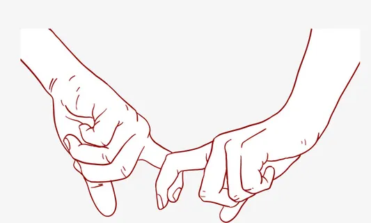 情侣恩爱牵手免抠