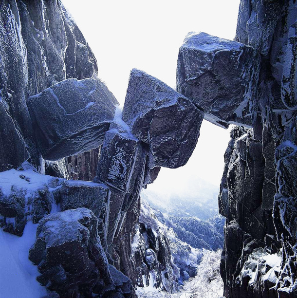 泰山的仙人桥免抠