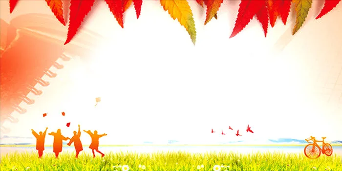 创意毕业季海报素材背景高清