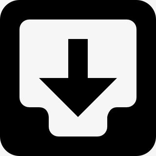 下载方接口按钮符号图标免抠